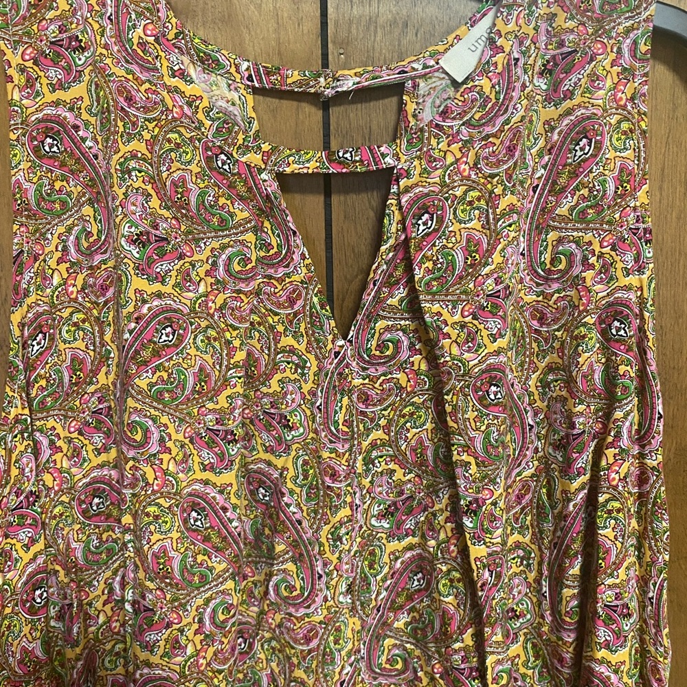 Umgee Multicolor Paisley Dress - Picture 2 of 5
